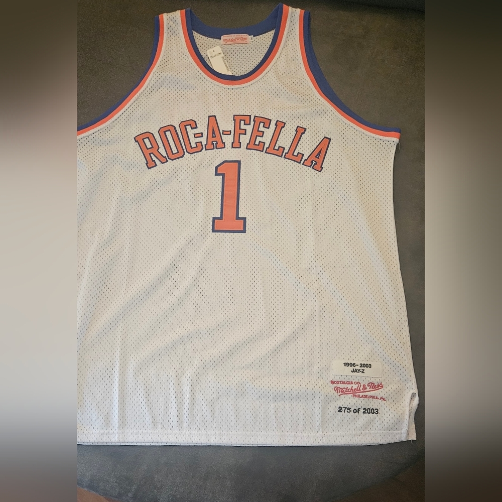 Throwback Mitchell & Ness Jay Z/S. Carter Jersey